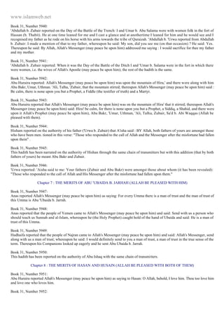 Islam - Saheeh Muslim Hadith