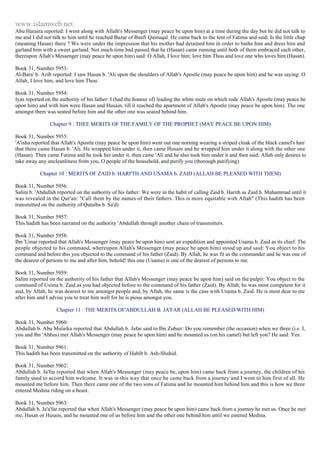 Islam - Saheeh Muslim Hadith