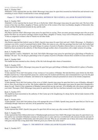 Islam - Saheeh Muslim Hadith