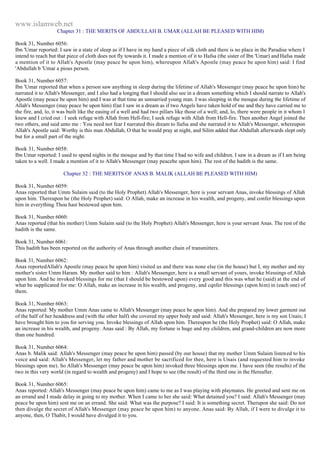 Islam - Saheeh Muslim Hadith