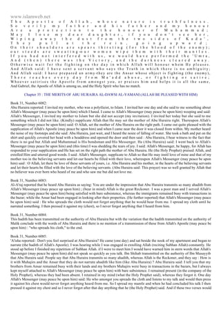 Islam - Saheeh Muslim Hadith