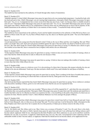 Islam - Saheeh Muslim Hadith