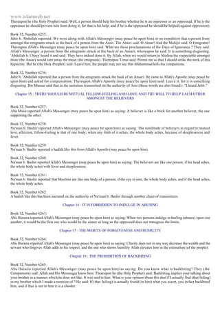 Islam - Saheeh Muslim Hadith