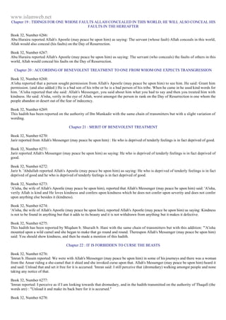 Islam - Saheeh Muslim Hadith