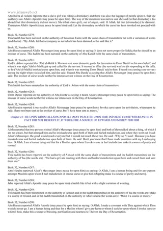 Islam - Saheeh Muslim Hadith