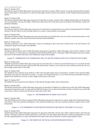 Islam - Saheeh Muslim Hadith