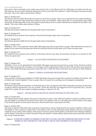 Islam - Saheeh Muslim Hadith