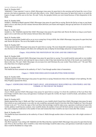 Islam - Saheeh Muslim Hadith