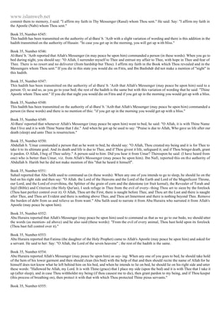 Islam - Saheeh Muslim Hadith