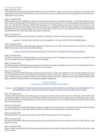 Islam - Saheeh Muslim Hadith