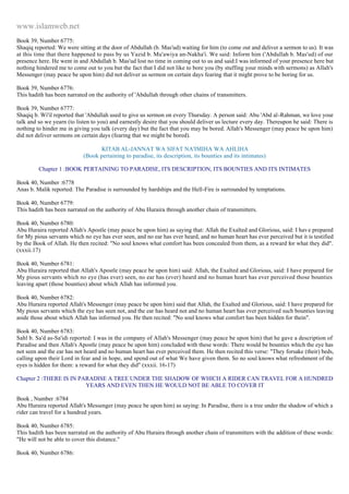 Islam - Saheeh Muslim Hadith