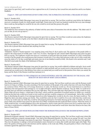 Islam - Saheeh Muslim Hadith