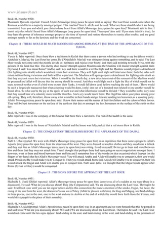 Islam - Saheeh Muslim Hadith