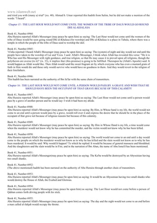 Islam - Saheeh Muslim Hadith