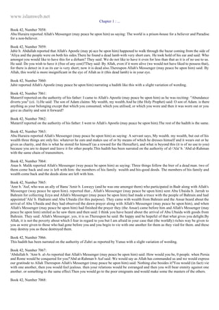 Islam - Saheeh Muslim Hadith