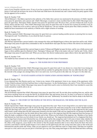 Islam - Saheeh Muslim Hadith