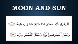 MOON AND SUN
 