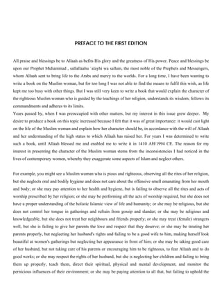 Islam the ideal muslimah & muslim personality | PDF