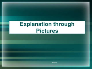 Explanation through 
Pictures 
#SMZH 
 