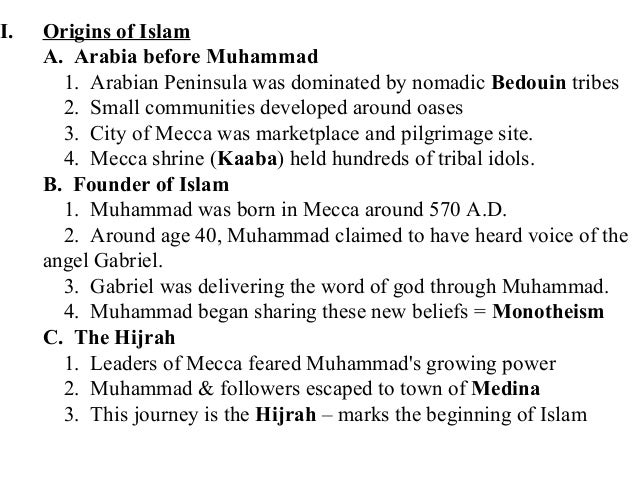what is the history and impact of islam in africa (points 5)