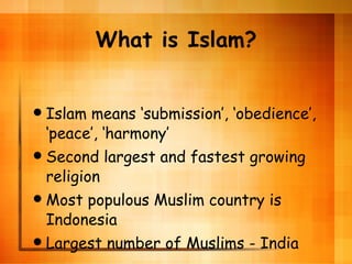 Islam powerpoint WH | PPT