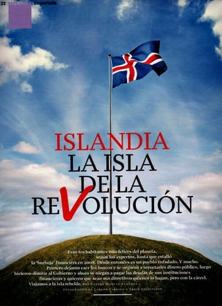 Islandia la isla de la revolución