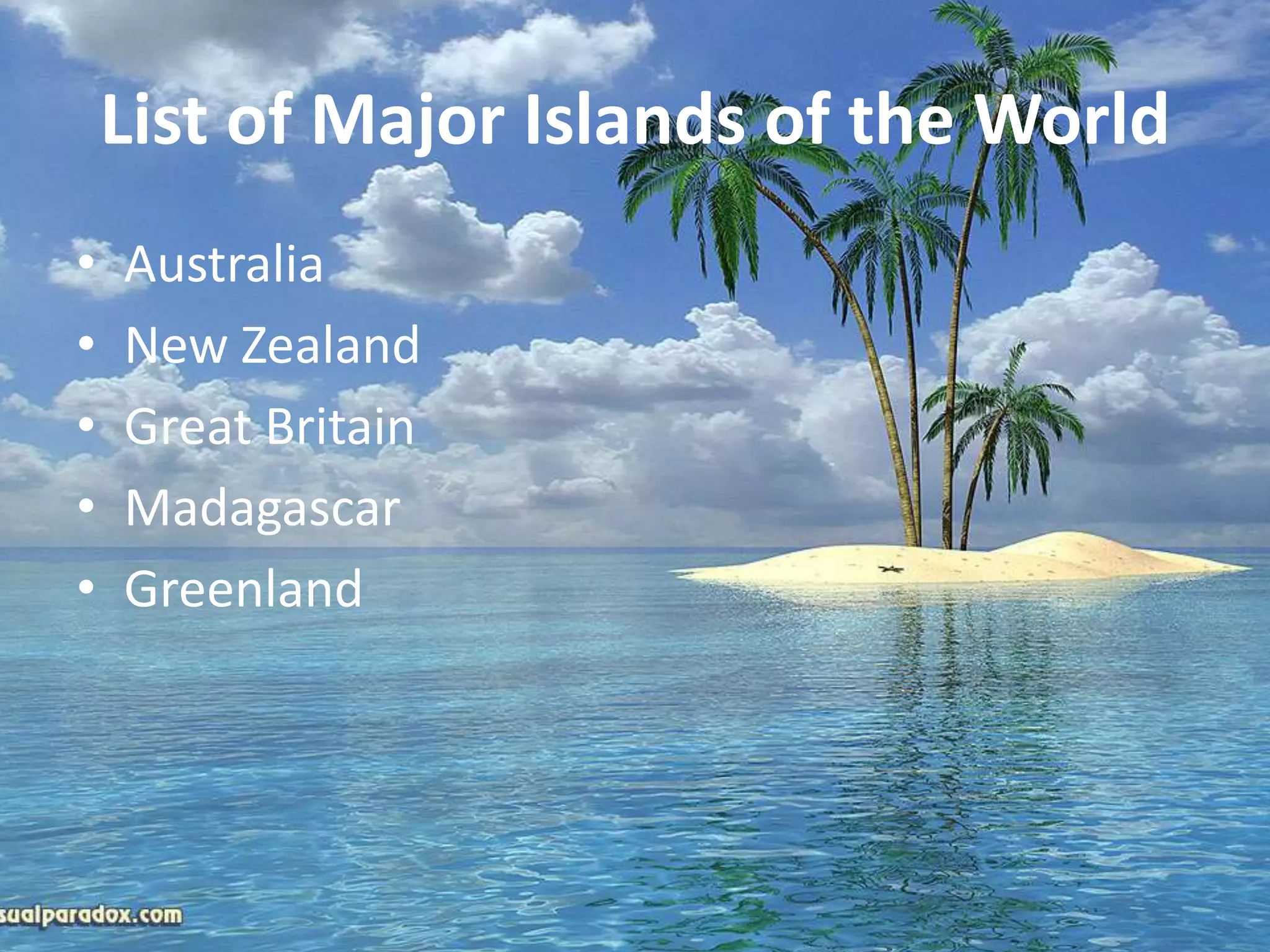 Specific Islands Islands | PPTX