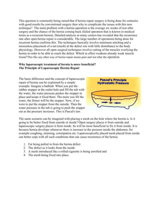 Is laparoscopic hernia repair useful 2 | PDF