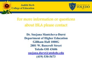 ISLA Presentation | PPT