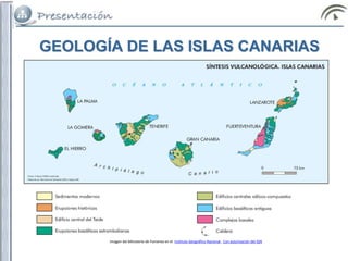GEOLOGÍA DE LAS ISLAS CANARIAS
Imagen del Ministerio de Fomento en el Instituto Geográfico Nacional . Con autorización del IGN
 