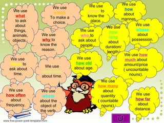 wh-words | PPT