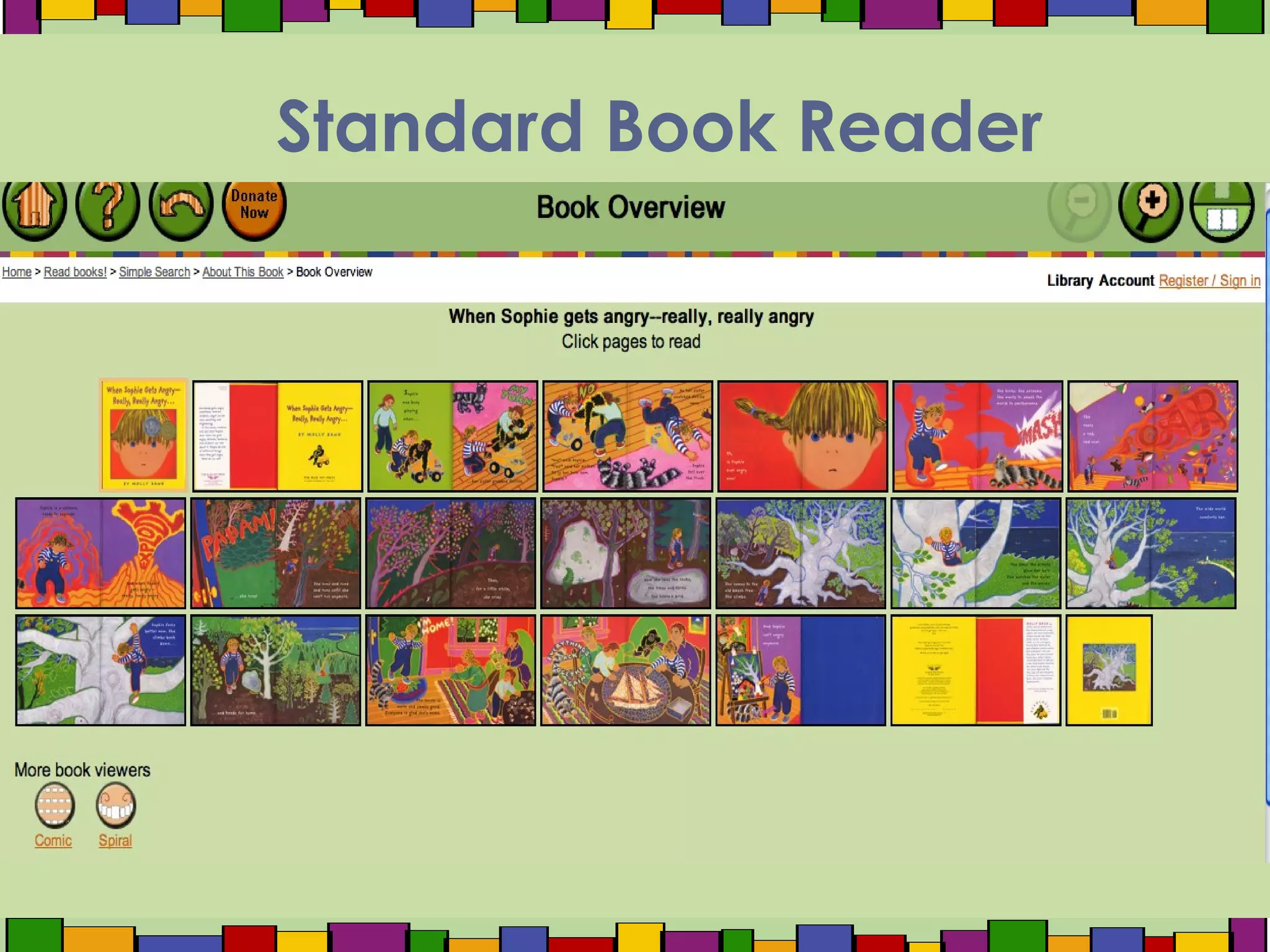 Standard Book Reader
 