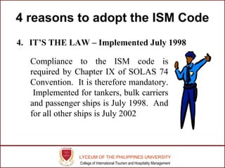 Isi Ism Code Chapter 9 ISM | PPT