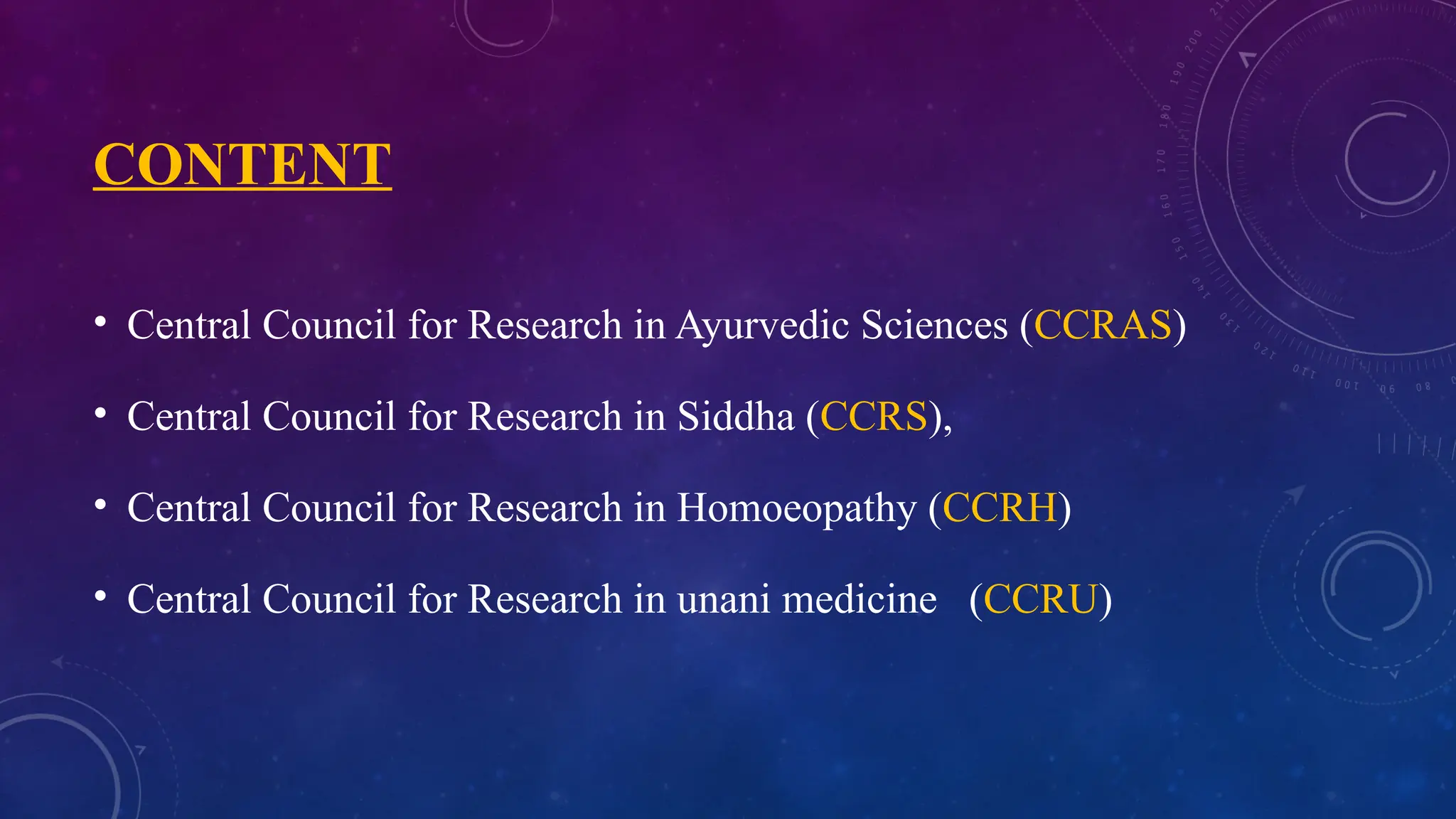 CCRAS,CCRS,CCRH,CCRU-M.PHARM(PHARMACOGNOSY) | PPTX