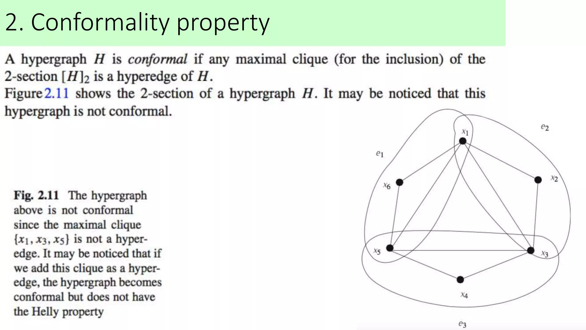 2. Conformality property
 