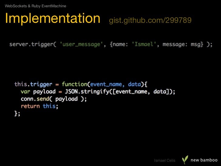sockets and Ruby EventMachine