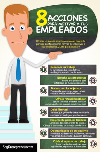 Ismael Plascencia recomienda 8 acciones para motivar a los empleados