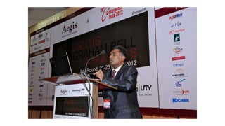 Ismail presentation at agies graham bell awards1