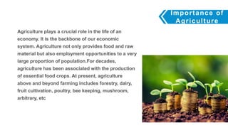 agriculture of india ppt | PPTX