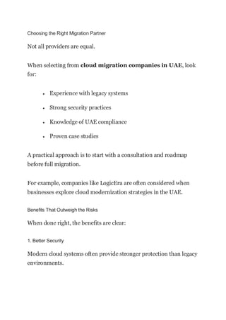 Is Mainframe to Cloud Migration Safe in UAE.pdf