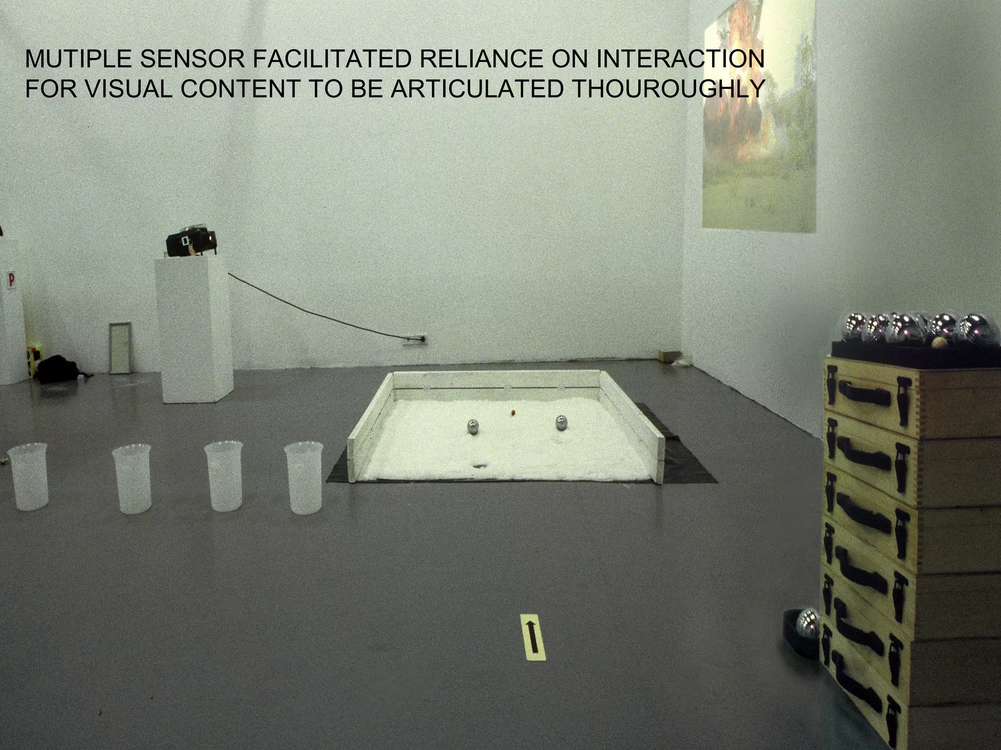MUTIPLE SENSOR FACILITATED RELIANCE ON INTERACTION
FOR VISUAL CONTENT TO BE ARTICULATED THOUROUGHLY
 