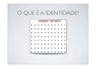O QUE É A IDENTIDADE?
 