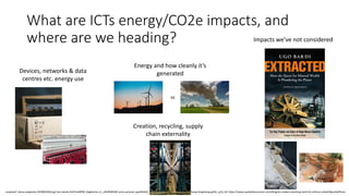 The climate impact of ICT: A review of estimates, trends and regulations (ISMB SST02 invited talk)