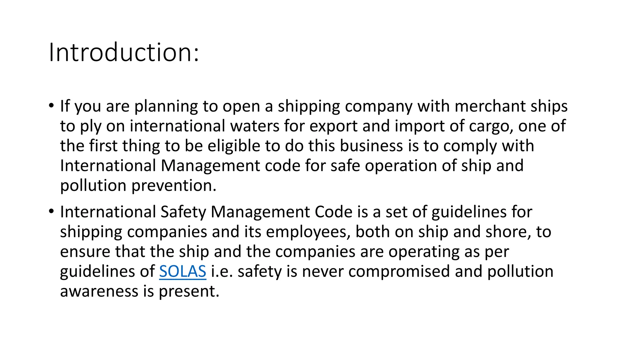 Solas Ism Code ISM Certificates.pptx