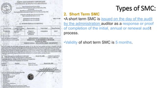 Smc Form.pdf ISM Certificates.pptx