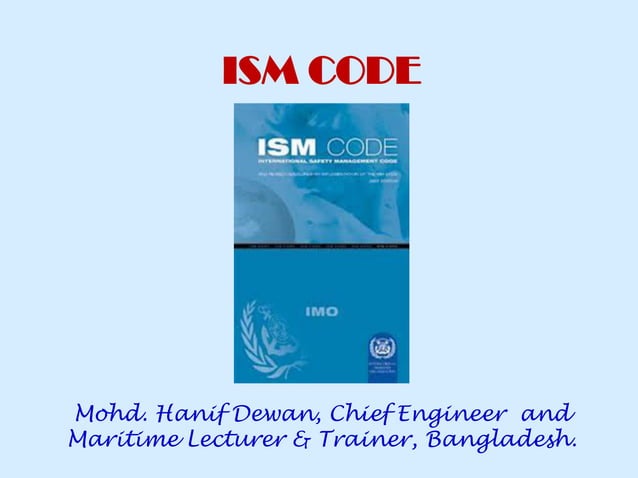 ISM Code | PDF