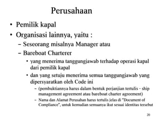 Ism code reminder lesson