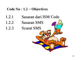 Ism code reminder lesson