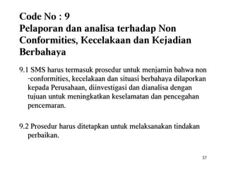 Ism code reminder lesson