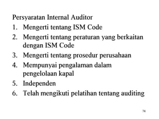 Ism code reminder lesson